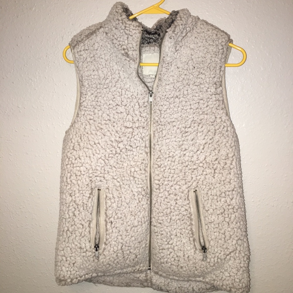 Thread & Supply faux sheep fur vest